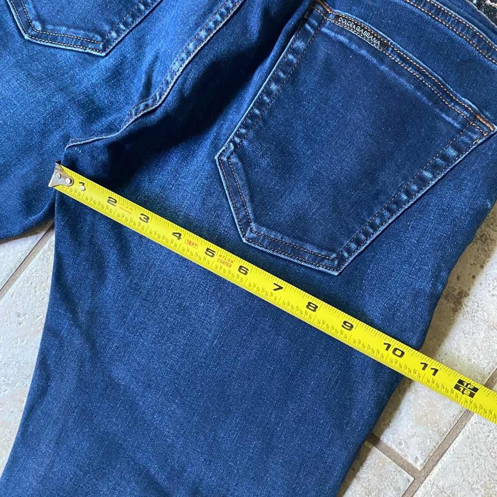 Dolce & Gabbana Men's Blue Jeans, 34x29, Good Condition, Slim Straight - Picture 8 of 9